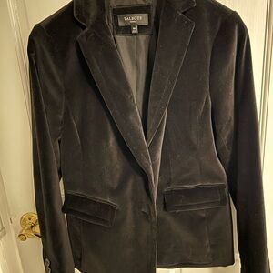 Women's Black Velvet Blazer